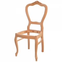 Klasik Lükens Oymalı Sandalye